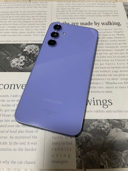 ⑩美品 管理No.151281 au Galaxy A54 5G 128GB オーサムバイオレット SCG21
