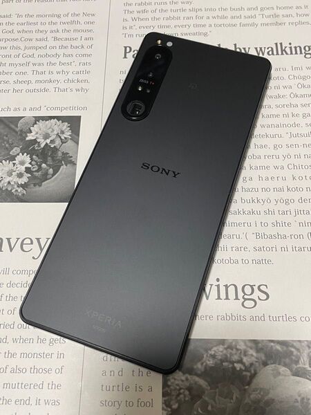 ⑩管理No.SONY AU Xperia 1 IV 256GB ブラック SOG06