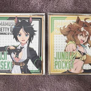 ウマ娘 プリティーダービー 新時代の扉 ゆかたまつりミニ色紙 ジャングルポケット フジキセキ