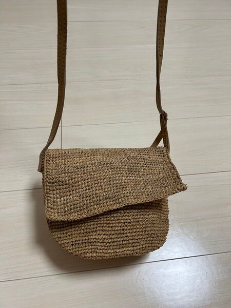 【再値下げ★】レザー ラフィア 本革