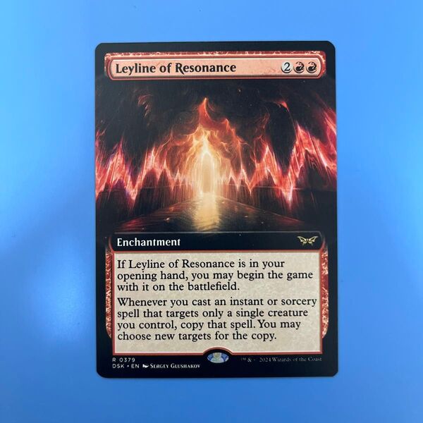 残響の力線 Leyline of Resonance MTG 英語 拡張アート