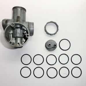 フッ素です。メグロ三國アマルモノブロック型気化器(キャブレター)ミキシングチャンバートップ用Oリング1セット10個