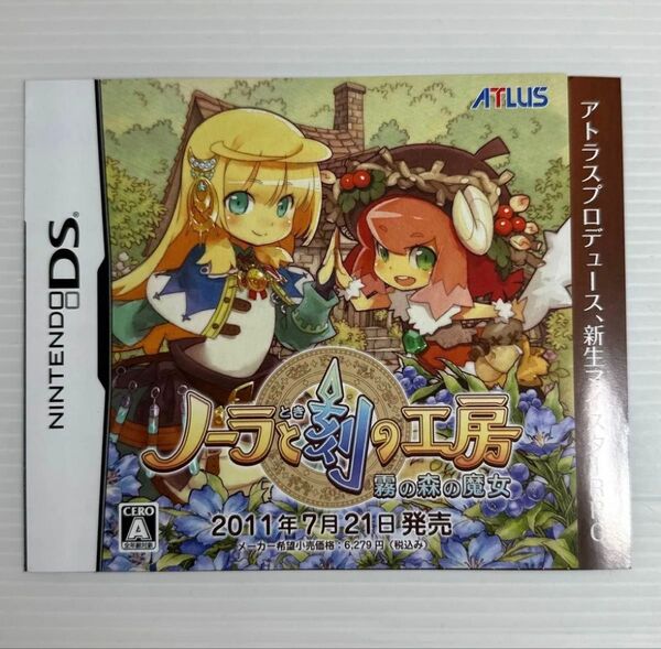非売品 チラシ ノーラと刻の工房 DS 2011年