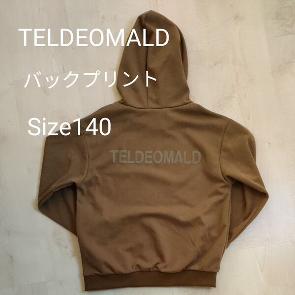 TELDEOMALD キッズ パーカー バックプリント 140