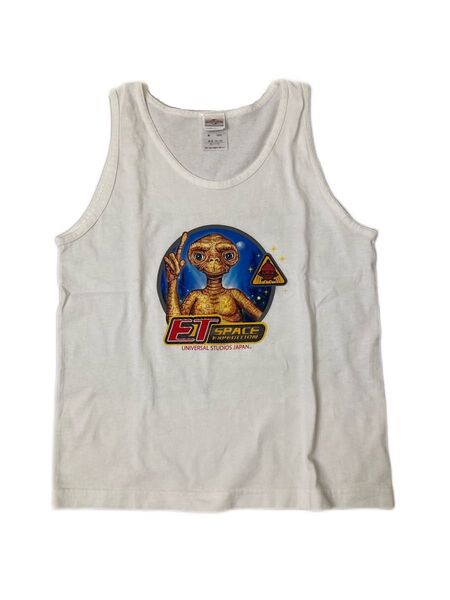 E.T. ユニバーサルスタジオ usj 公式 タグ タンクトップ Tシャツ ヴィンテージ