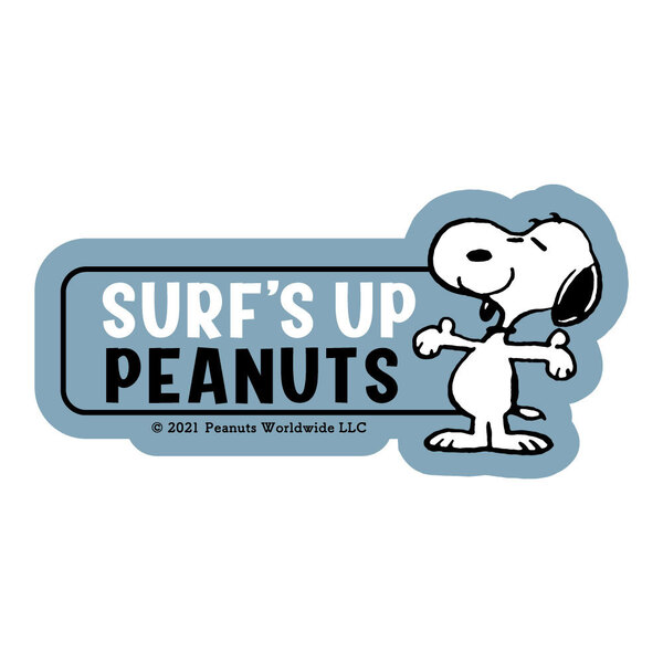 ピーナッツ (PEANUTS) サーフステッカー SURF STICKER (SNP-21014) スヌーピー サーフボード ミュージアム グッズ イラスト 画像 アフタ