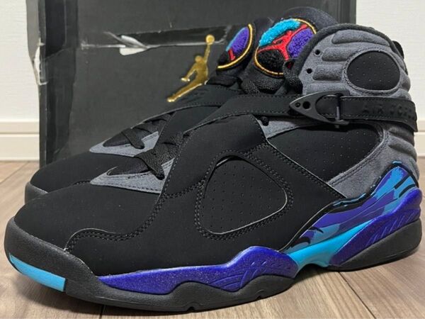 ほぼ新品 NIKE Air Jordan 8 Retro Aqua メンズ 28cm