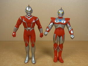 ◎D/635●フィギュア☆ウルトラマンスコット/ウルトラマンチャック☆2体セット☆1989年 日本製☆中古品