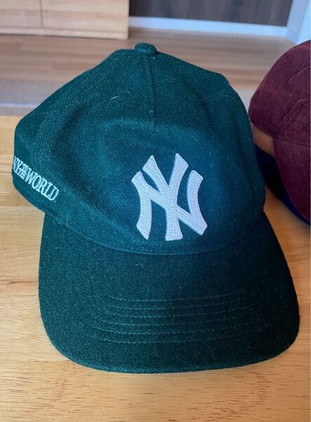 限定品 47×KITH ヤンキース コラボキャップ スナップバック フォーティーセブン NY TO THE WORLD キスコラボ