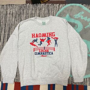 ラスト最終値下げ ハオミン 発泡プリントトレーナー haoming HAOMING プロレス