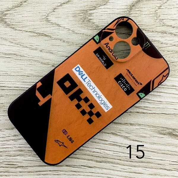 ランド・ノリス レーシング スーツ iPhone 15 ケース F1 マクラーレン McLaren