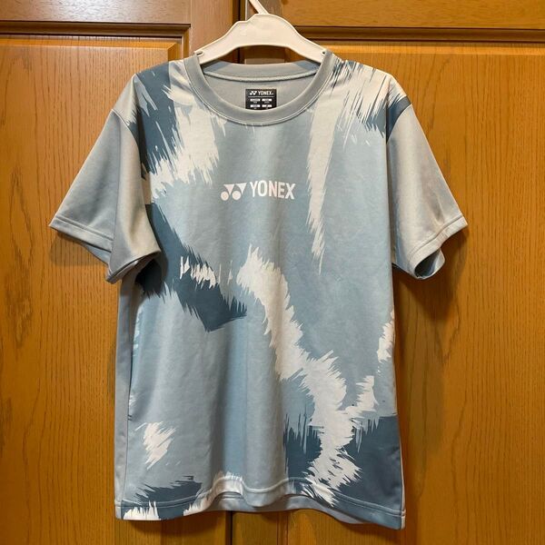 ヨネックスYONEX Tシャツ 半袖 速乾 ロゴプリント グリーンSSソフトテニスバドミントン