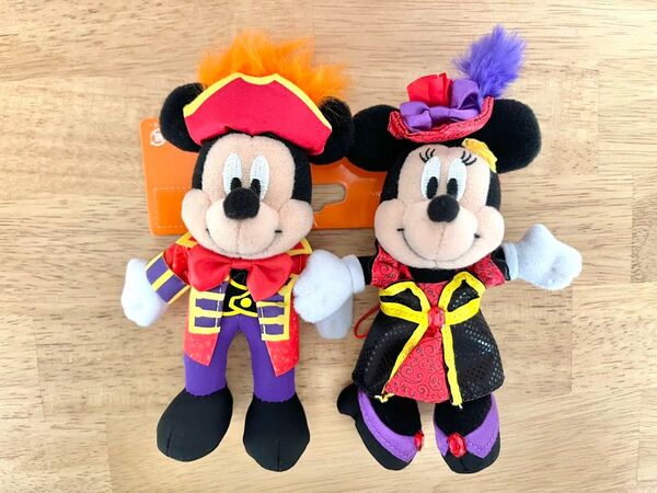 ミッキー ミニー ぬいぐるみバッジ ぬいぐるみ TDL ハロウィン ディズニー