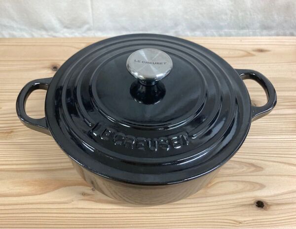 Le Creuset ル・クルーゼ 両手鍋 黒 18cm ココット