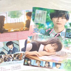 交換ウソ日記 フライヤー2枚セット