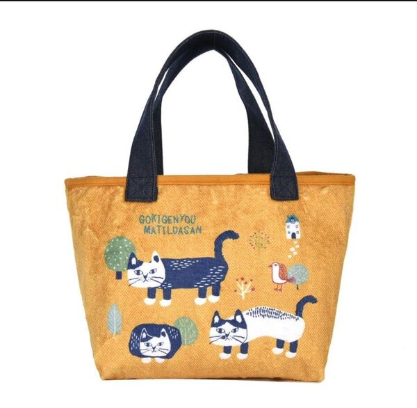 秋冬 トートバッグ 猫 ネコ マチルダ かわいい