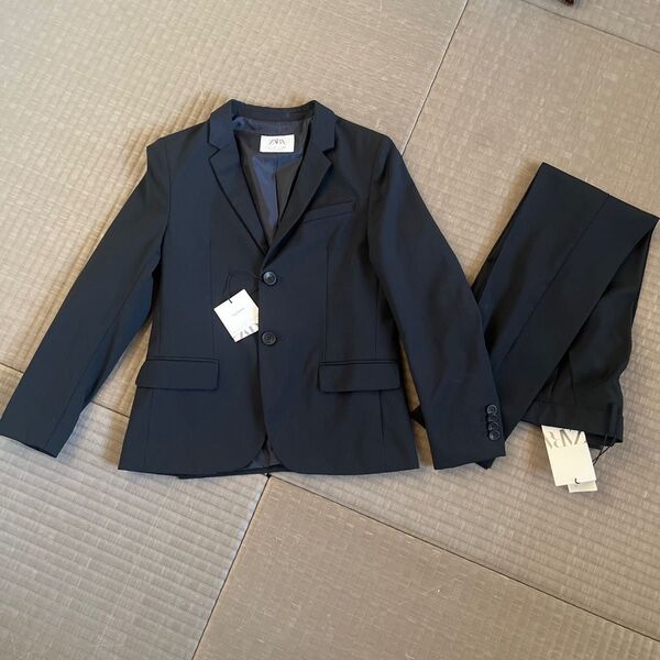 【新品】ZARA KIDS 140スーツ上下セット ブレザー フォーマル140
