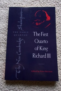 The First Quarto of King Richard III The New Cambridge Shakespeare (Cambridge University Press) 洋書 リチャード3世 ケンブリッジ