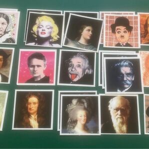 世界史 日本史 歴史登場人物シール③ ご褒美シール 22枚入り 学校 学習塾