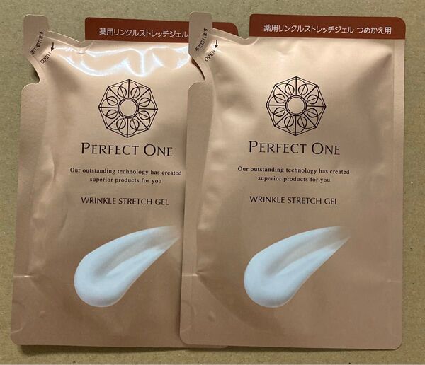 パーフェクトワン リンクルストレッチジェル 50g 2袋セット 詰替 詰め替え 新日本製薬