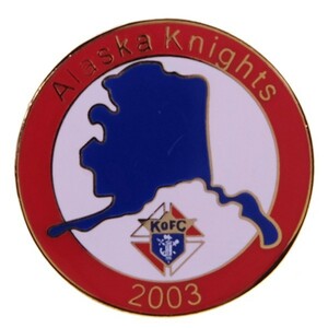 SI18 Alaska Knights 2003 ピンバッジ ピンズ バッジ USA アメリカ 米国 輸入雑貨