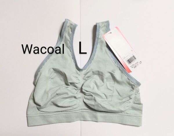 ワコール ウイング ナイトアップブラ Lサイズ ミントグリーン 新品タグ付き Wacoal Wing