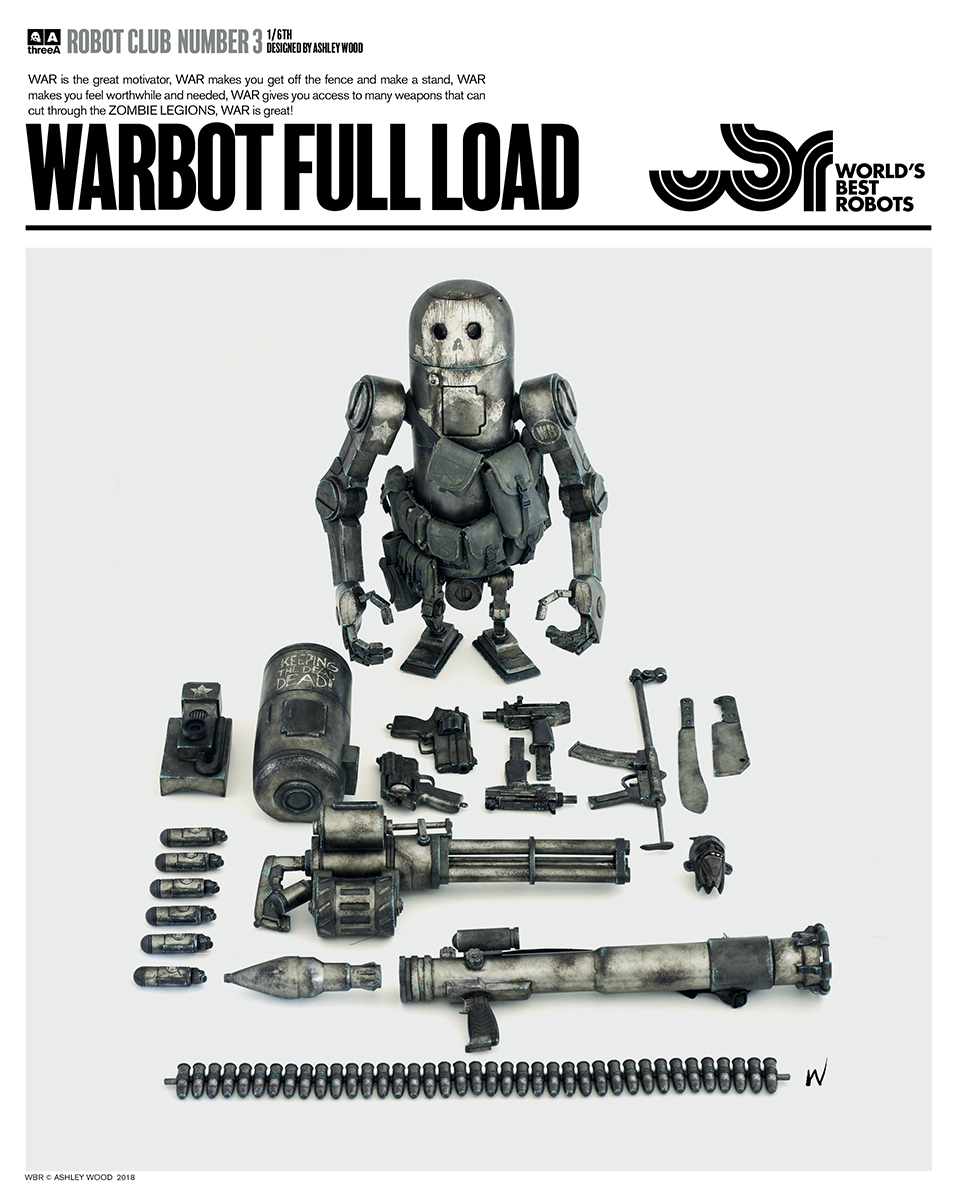 PayPayフリマ|ThreeA Toys Ashley Wood WWR DIRTY DEEDS V2 FOUR ...