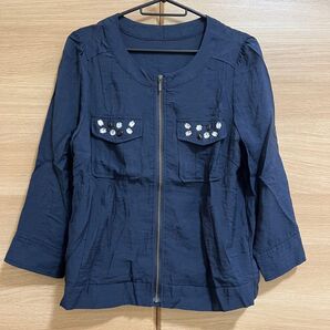 125.ブルゾン ネイビー