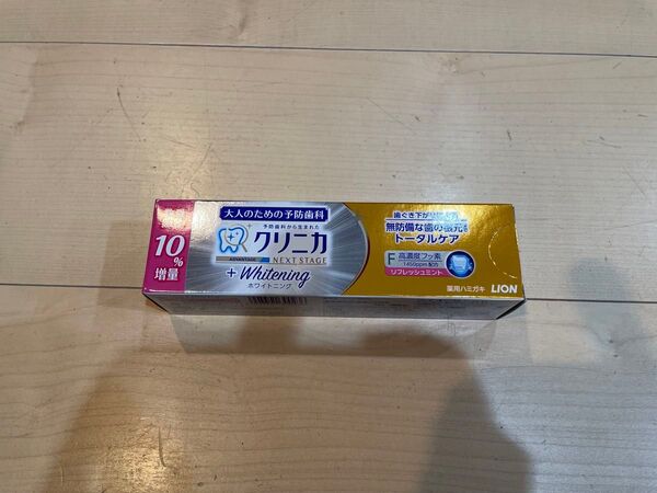 クリニカ ネクストステージ 薬用ハミガキ 歯磨き粉 ホワイトニング リフレッシュミント 高濃度フッ素 10%増量 96g