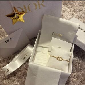 Christian DIOR ディオール CD petit ブレスレット ゴールド