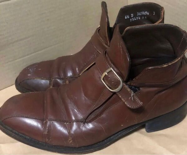 FLORSHEIM IMPERIAL ストラップブーツ 6 1/2 ビンテージ