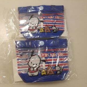 プールバッグ風ミニポーチ