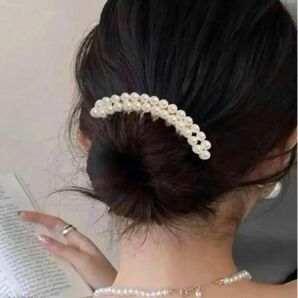 パール 髪飾り 結婚式 ヘアアクセサリー ゴールド ブライダル 髪留め ヘア