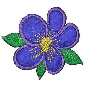  iron badge * patch purple hydrangea * purple . flower zq