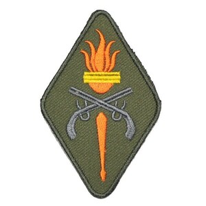 アイロンワッペン・パッチ 米軍フォートジャクソン訓練部 部隊章・階級章