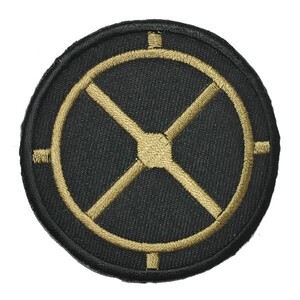  iron badge * patch Target Mark black zq