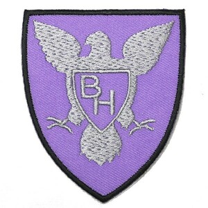 アイロンワッペン・パッチ アメリカ陸軍 ブラックホーク紫 部隊章・階級章