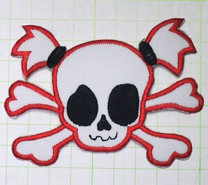  iron badge * patch tsu Inte -ru. Skull girl zq