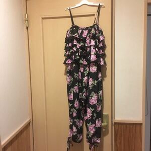 サロペット Peach John 美品 オールインワン 花柄