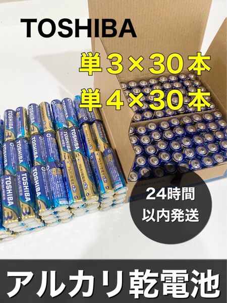 東芝 アルカリ乾電池 単4形 単3形 TOSHIBA乾電池 単4 単3 電池 単四 単三 クーポン 防災 備蓄