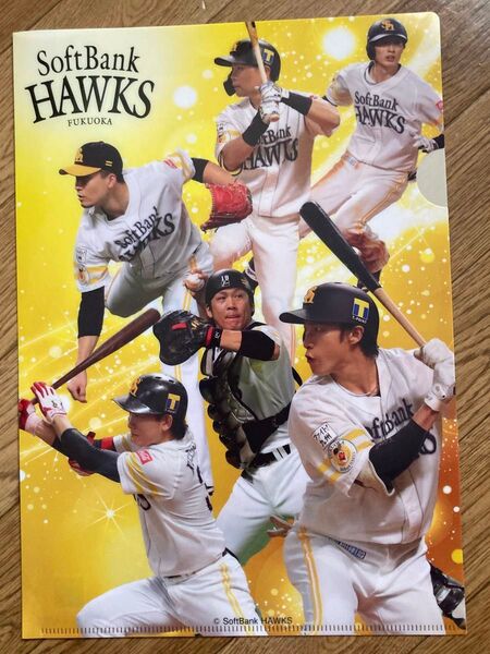 クリアファイル 福岡ソフトバンクホークス SoftBank HAWKS 未使用品