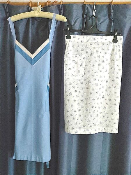 ピエールカルダンのエプロンと手作り前掛けのセット