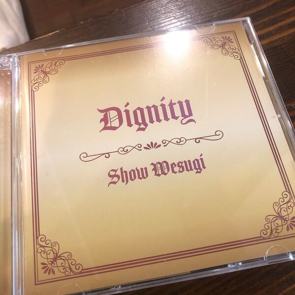 SHOW WESUGI dignity初回盤CD +DVD
