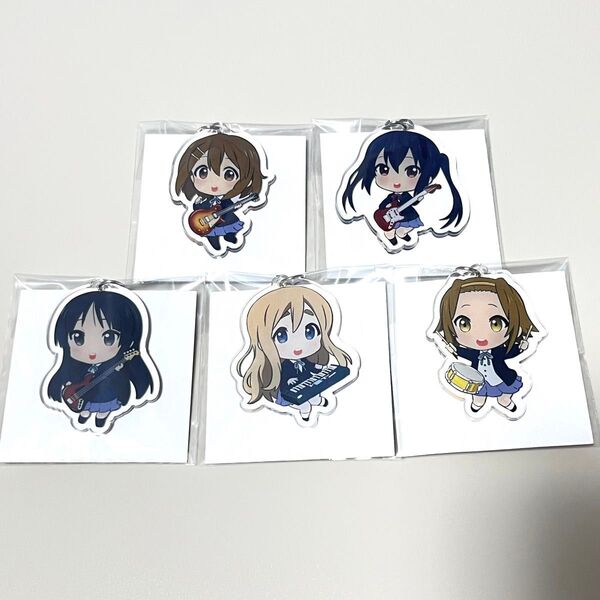 けいおん アクキー アクリルキーホルダー 唯 澪 律 紬 梓 5個セット