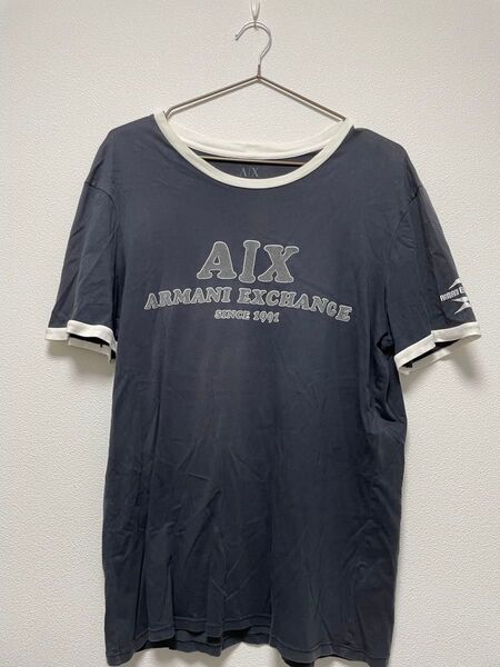 アルマーニ 半袖 ブラック Tシャツ