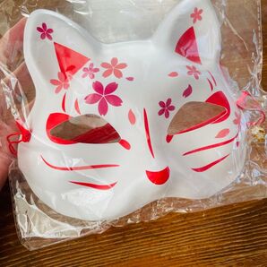 新品未開封猫お面