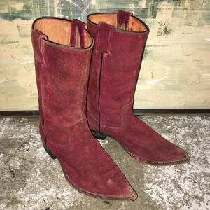 ウエスタンブーツ MARTINEZ BOOTS Lady’s えんじ