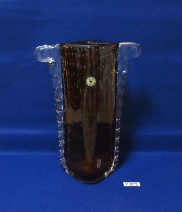 IWATA GLASS 泡入り大皿