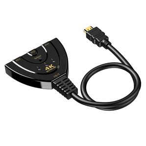 HDMI切替器 4Kx2K HDMI1.4分配器 3入力1出力 セレクター