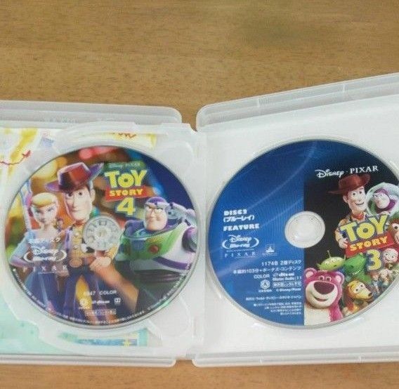 トイストーリー3BluRay+トイストーリー4BluRay